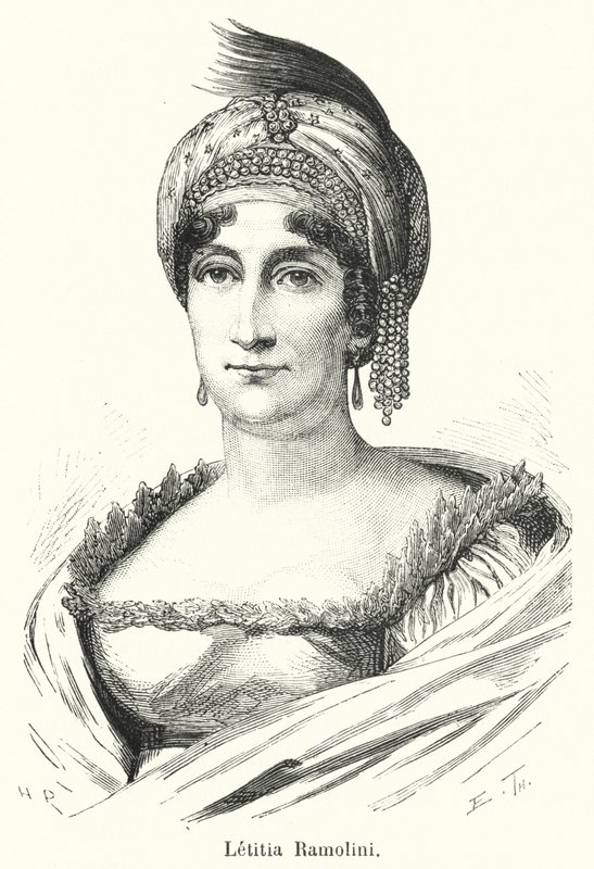 Letitia Ramolini (gravyr) av French School