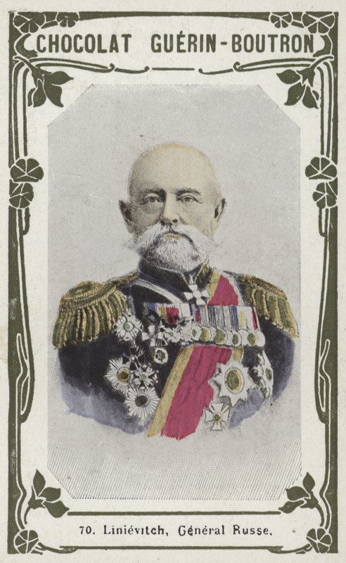Linievitch, General Russe (färgat foto) av French School