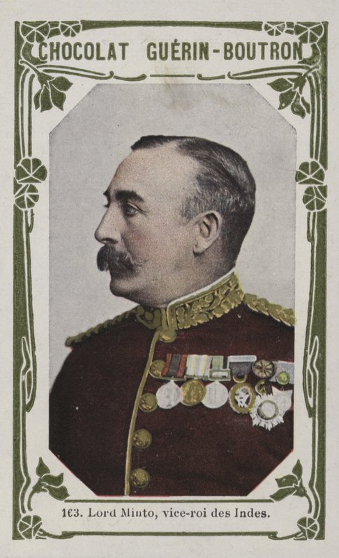Lord Minto, vice-roi des Indes (färgat foto) av French School