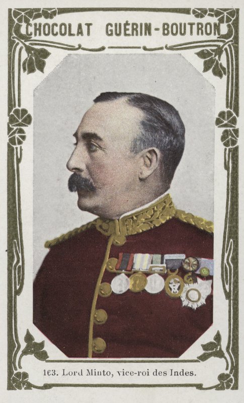 Lord Minto, vice-roi des Indes (färgat foto) av French School