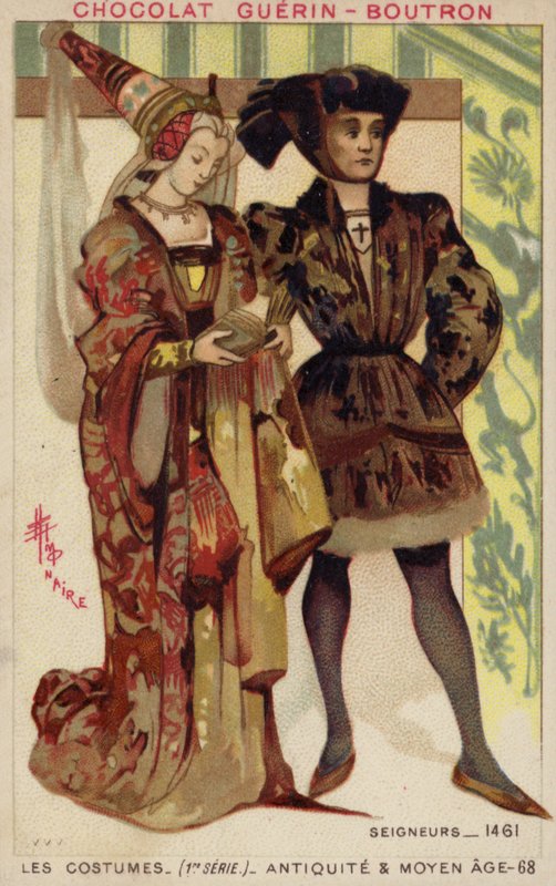 Herre och fru, 1461 av French School