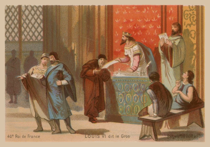 Ludvig VI av Frankrike, kallad den fete (1081-1137) av French School