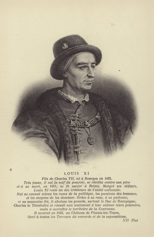 Ludvig XI av Frankrike av French School