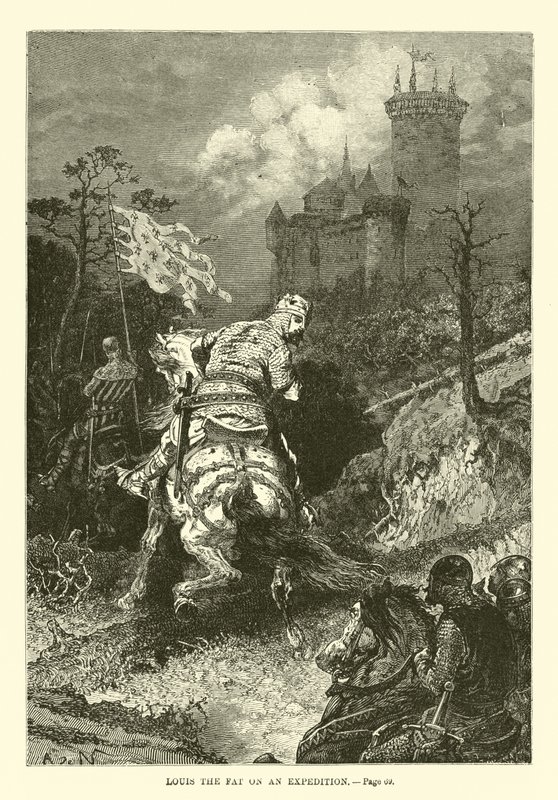 Ludvig den tjocke på expedition av French School