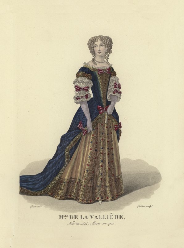 Louise de la Valliere, älskarinna till kung Ludvig XIV av Frankrike av French School