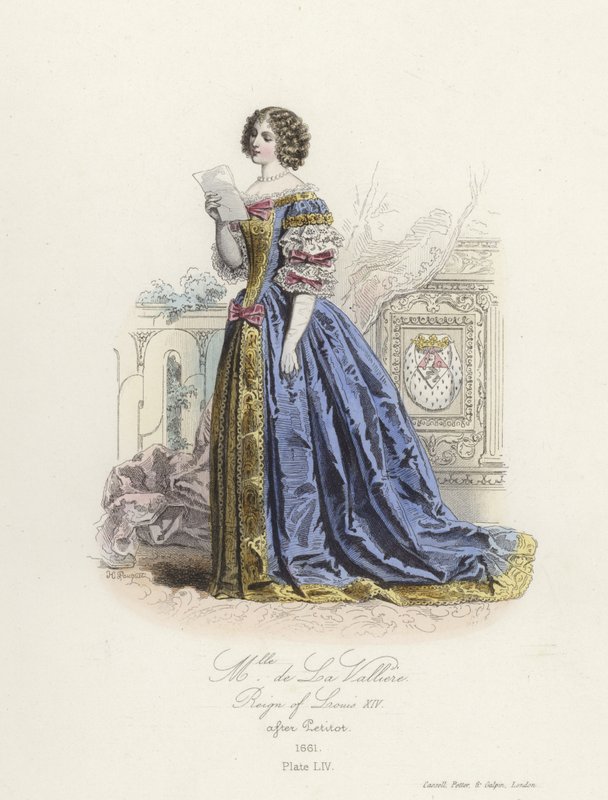 Louise de la Valliere, älskarinna till Ludvig XIV av Frankrike av French School