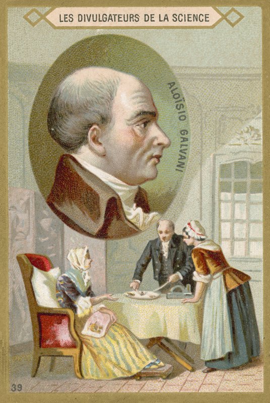Luigi Galvani, italiensk läkare och fysiker av French School