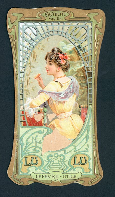 Lulu reklamkort, franska av French School