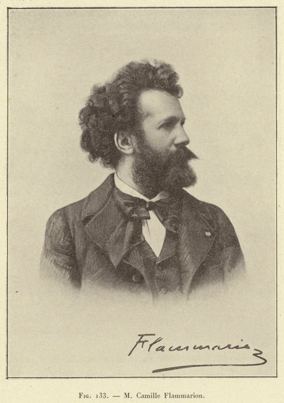 M Camille Flammarion (gravyr) av French School