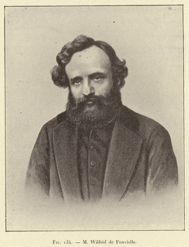 M Wilfrid de Fonvielle (gravyr) av French School