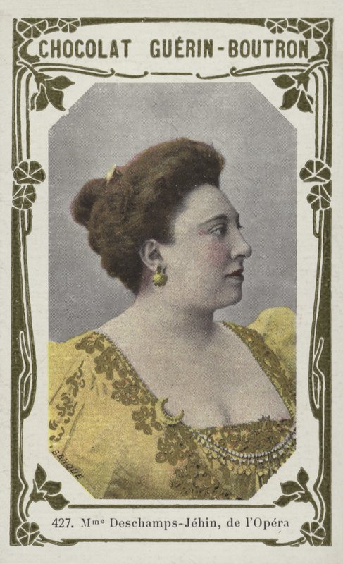 Madame Deschamps-Jehin, de lOpera (färgat foto) av French School