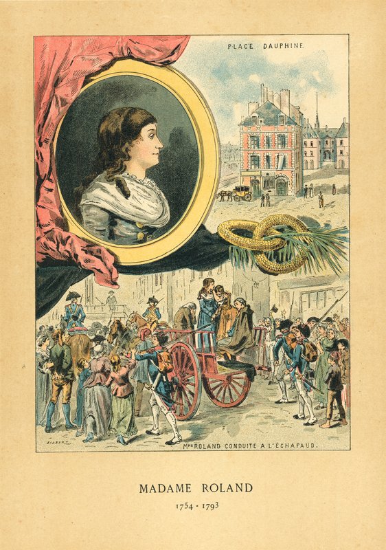 Madame Roland av French School