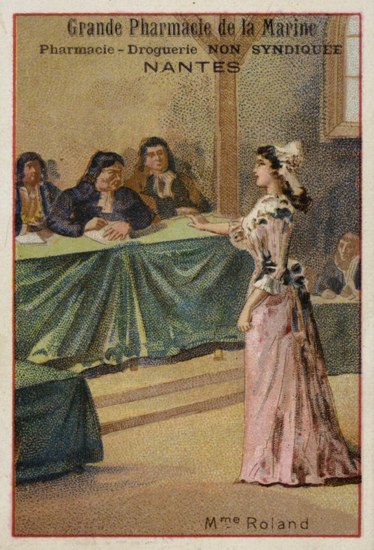 Madame Roland, fransk revolutionär av French School