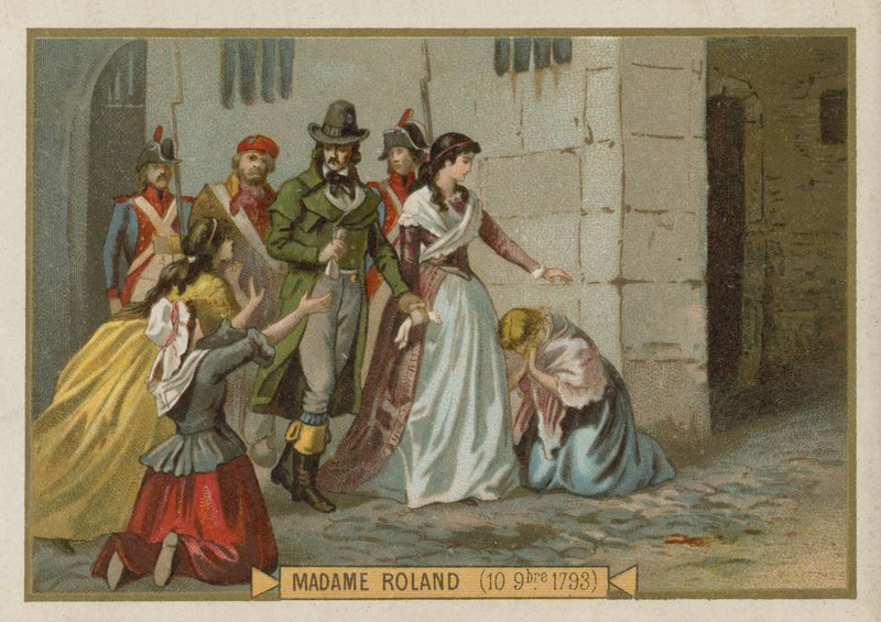 Madame Roland, fransk revolutionär av French School