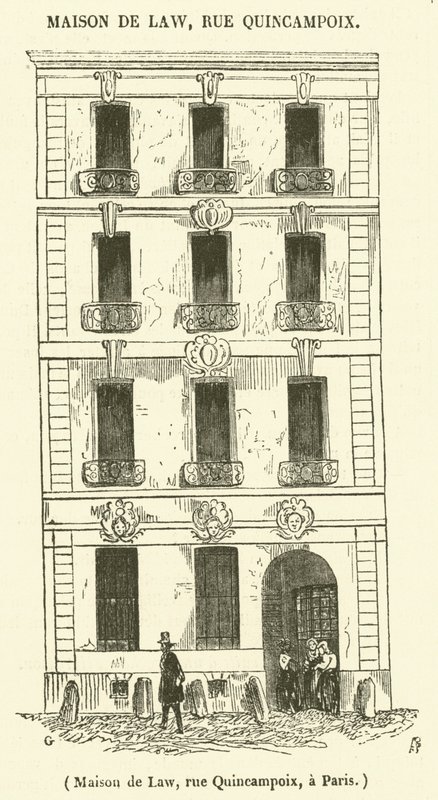 House of Law, rue Quincampoix, i Paris (gravyr) av French School