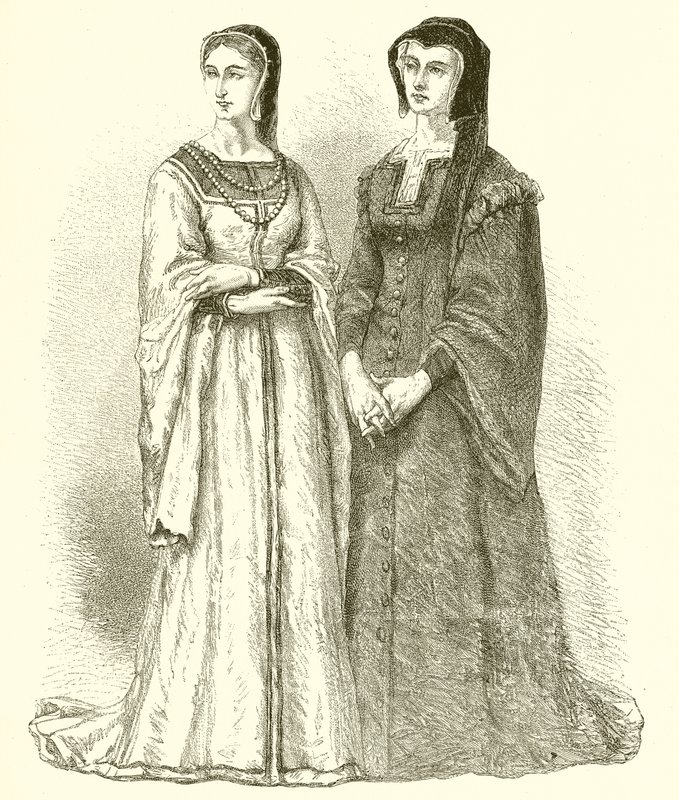 Margareta av Valois och Louise av Savojen av French School