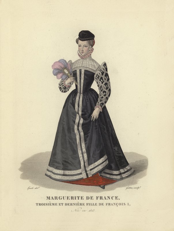 Margareta av Frankrike, tredje och yngsta dotter till kung Frans I av Frankrike av French School