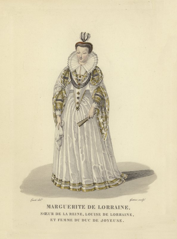 Marguerite av Lorraine av French School