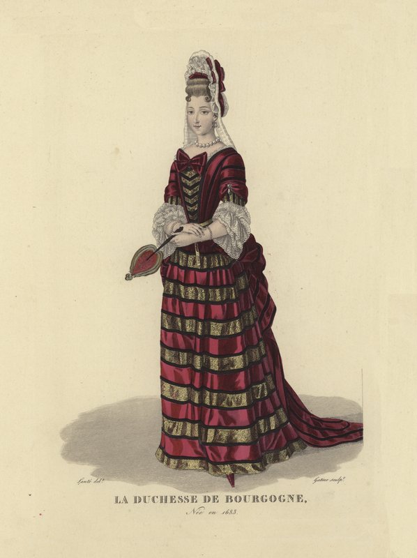Marie-Adelaide av Savojen, hertiginna av Bourgogne av French School