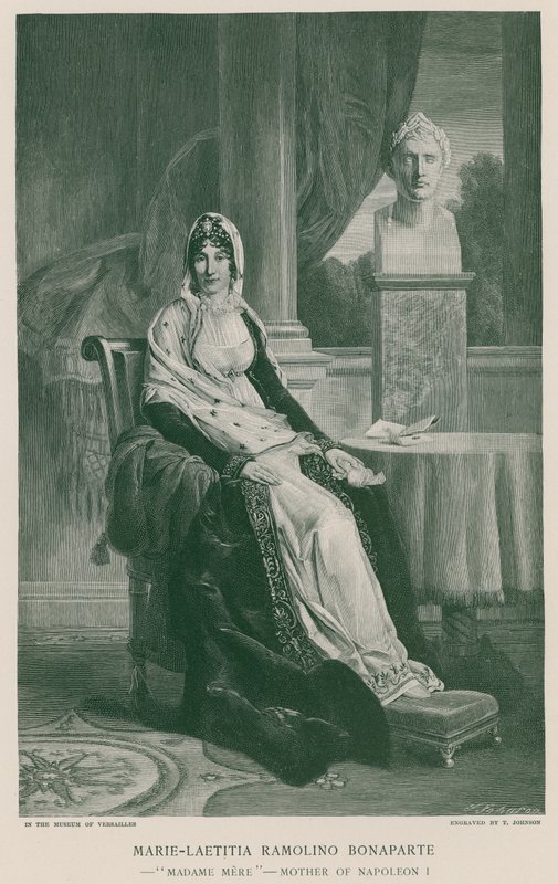 Marie-Laetitia Ramolino Bonaparte av French School