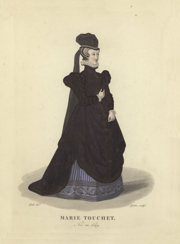 Marie Touchet, älskarinna till kung Karl IX av Frankrike av French School