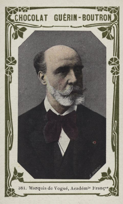 Marquis de Vogue, Franska Akademien (färgad bild) av French School
