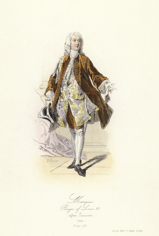 Markis, regeringstid av Ludvig XV av Frankrike av French School
