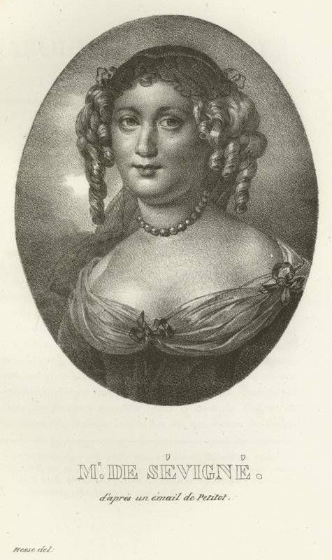 Markisin av Sevigne av French School