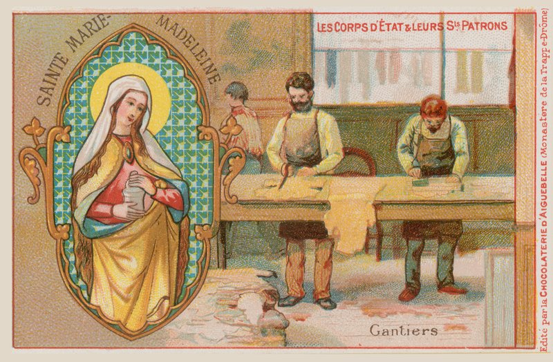 Maria Magdalena, skyddshelgon för handskmakare av French School