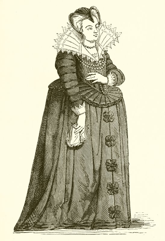 Mary de Medici som änka av French School