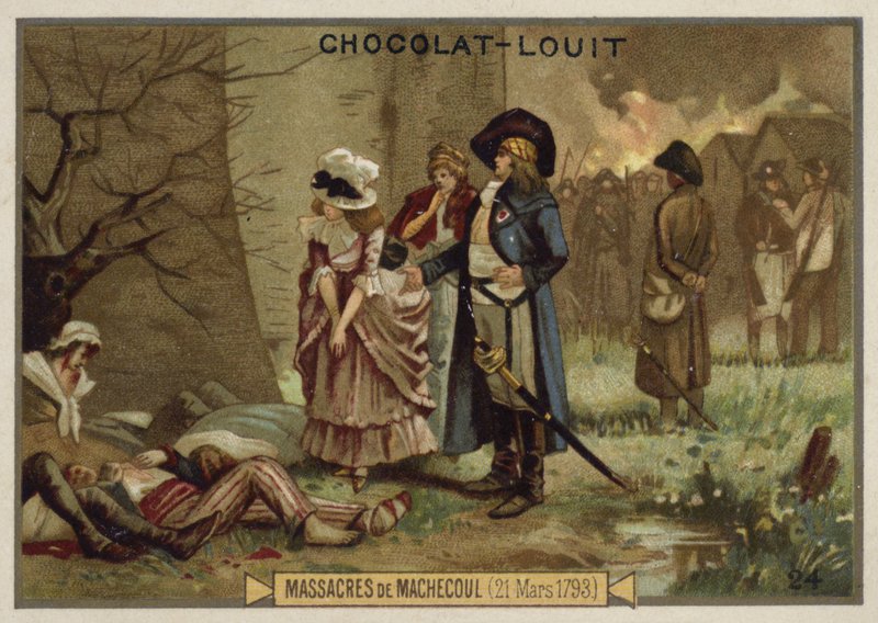 Massaker i Machecoul, franska revolutionen, 21 mars 1793 av French School