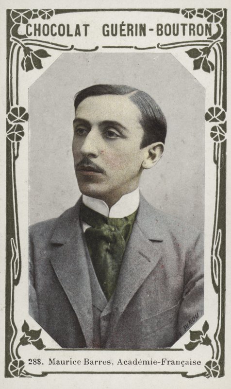 Maurice Barres, Academie-Francaise (färgad bild) av French School