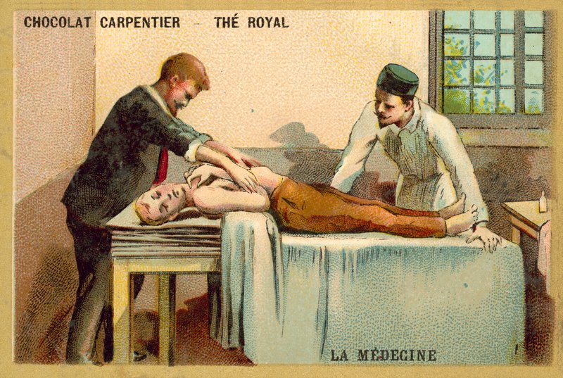 Medicin (chromolitho) av French School