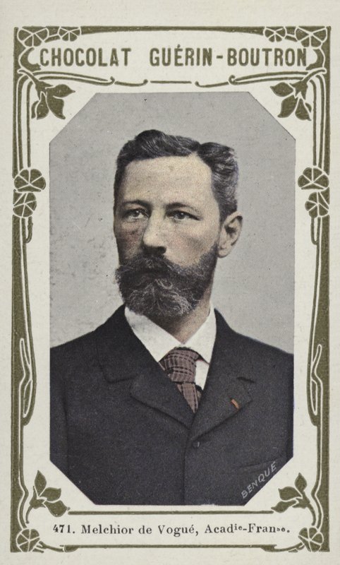 Melchior de Vogue, Academie-Francaise (färgad bild) av French School