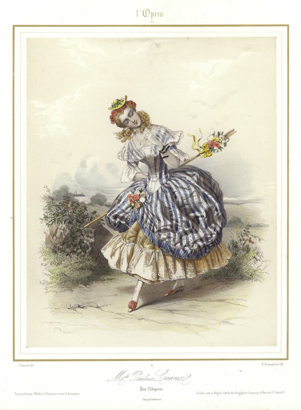 Miss Pauline Leroux i Pas Villageois de lOpera av French School