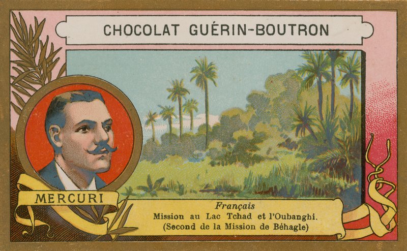 Mercuri, fransk upptäcktsresande från 1800-talet av French School