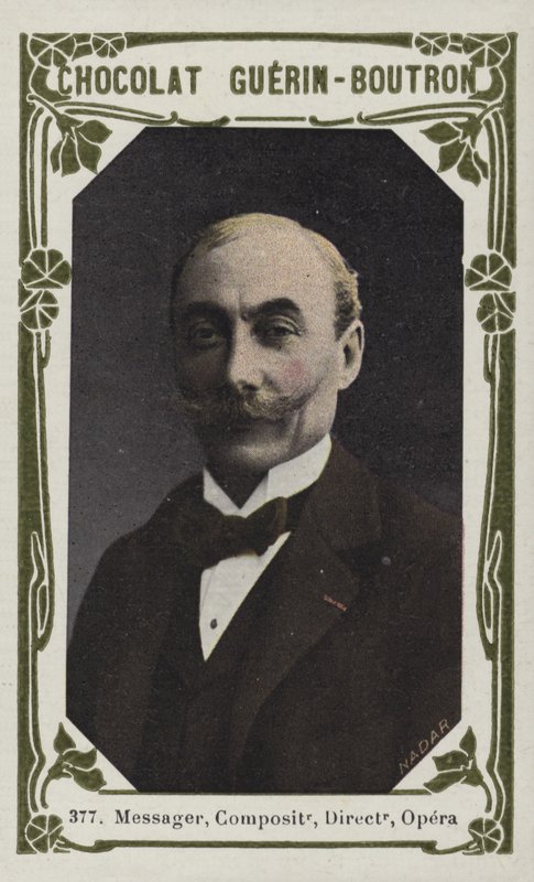 Budbärare, kompositör, regissör, ​​opera (färgat foto) av French School