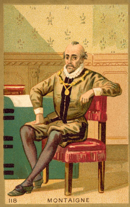 Michel de Montaigne, fransk författare och filosof av French School