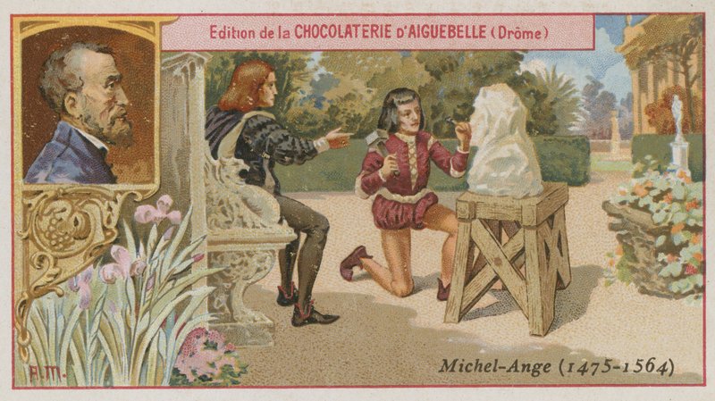 Michelangelo, italiensk konstnär av French School