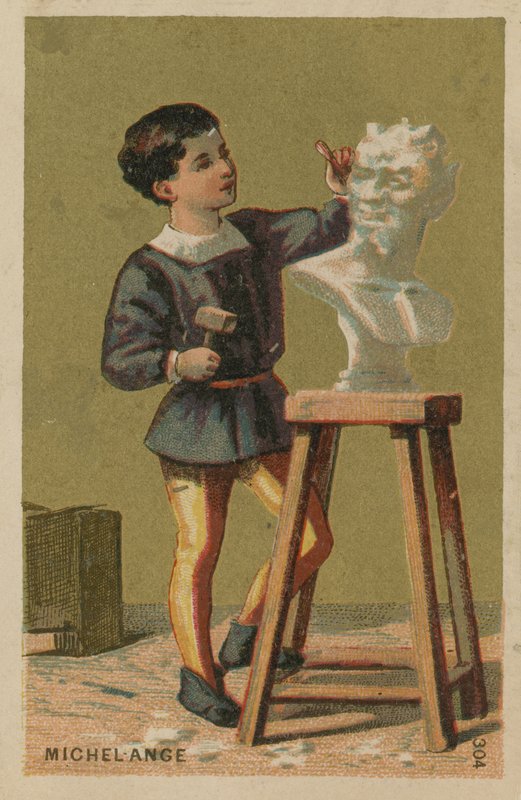 Michelangelo, italiensk konstnär av French School