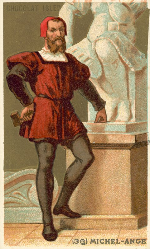 Michelangelo, italiensk konstnär av French School