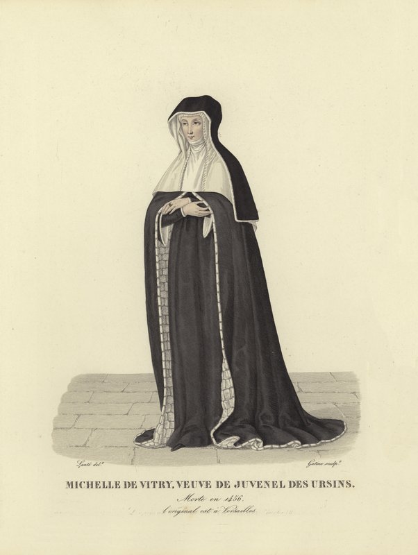 Michelle de Vitry, änka efter Jean Juvenel des Ursins av French School