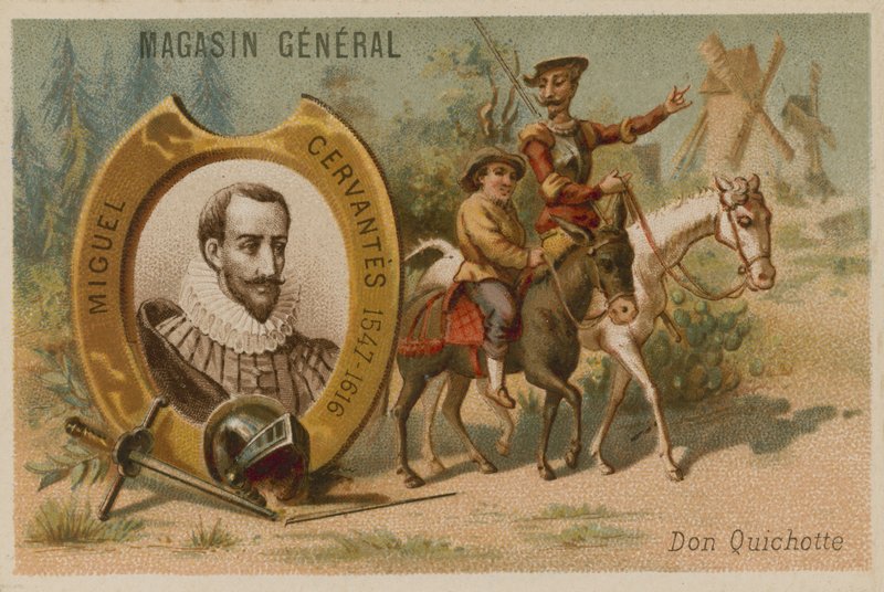 Miguel de Cervantes, spansk romanförfattare, poet och dramatiker av French School