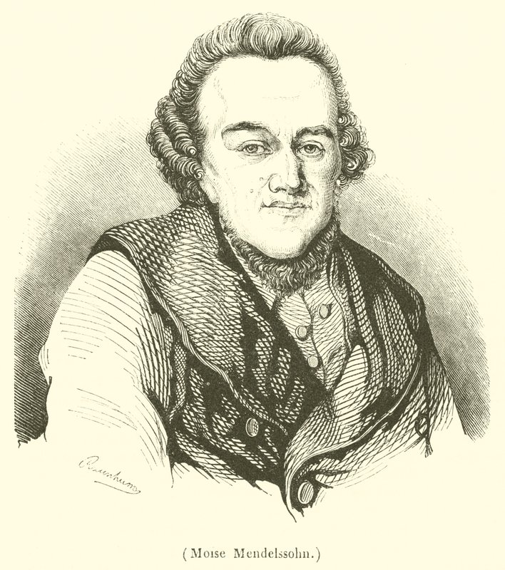 Moise Mendelssohn (gravyr) av French School