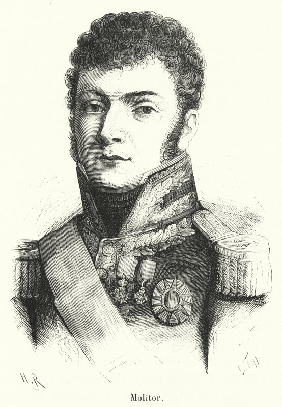 Molitor (gravyr) av French School