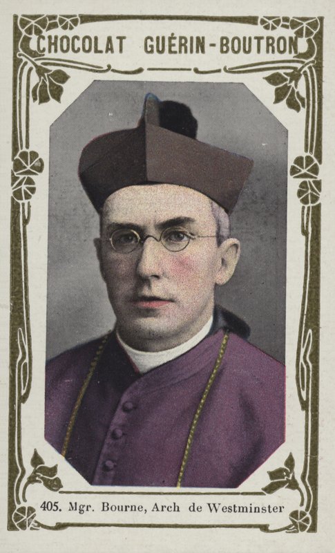 Monseigneur Bourne, Arch de Westminster (färgad bild) av French School