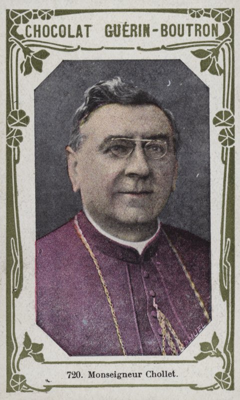 Monsignor Chollet (färgat foto) av French School