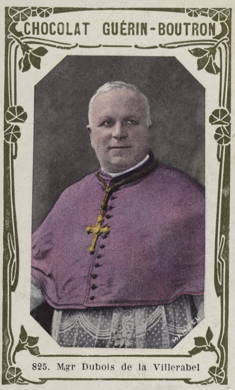 Monsignor Dubois de la Villerabel (färgat foto) av French School
