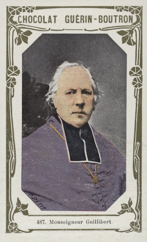 Monseigneur Guillibert (färgat foto) av French School