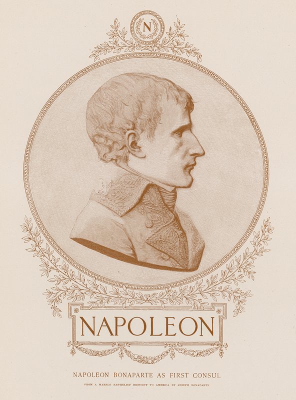Napoleon Bonaparte som förste konsul av French School